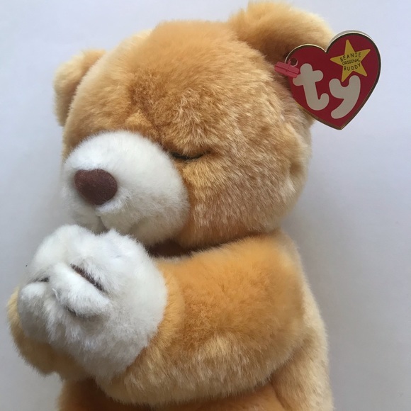 TY Beanie Buddy Large Bear Hope - Picture 1 of 7